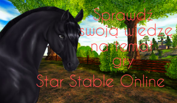 Sprawdź swoją wiedzę na temat gry star stable online