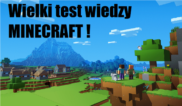 Wielki test wiedzy gry ,,Minecraft”