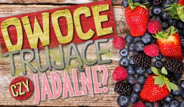 Owoce – trujące czy jadalne?