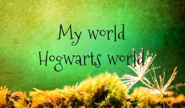 My world. Hogwarts world. #6