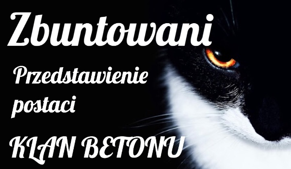 Zbuntowani ~Przedstawienie Postaci~ KLAN BETONU