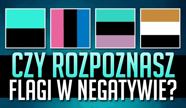Czy rozpoznasz flagi w negatywie?