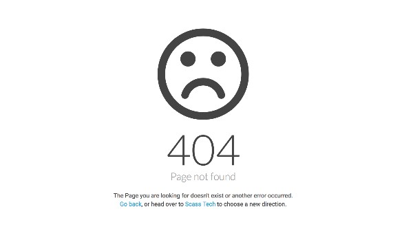 Error 404. Not found.