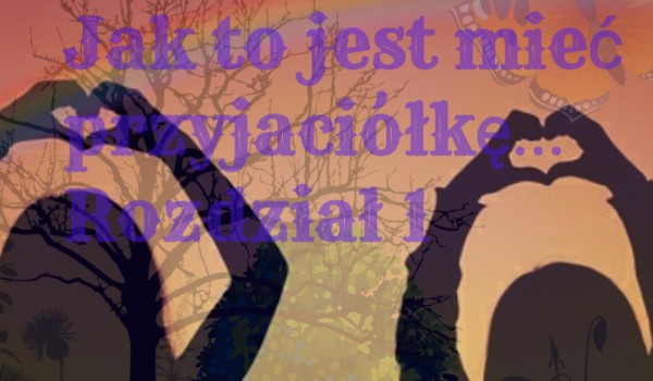 Jak to jest mieć przyjaciółkę… #Rozdział 1