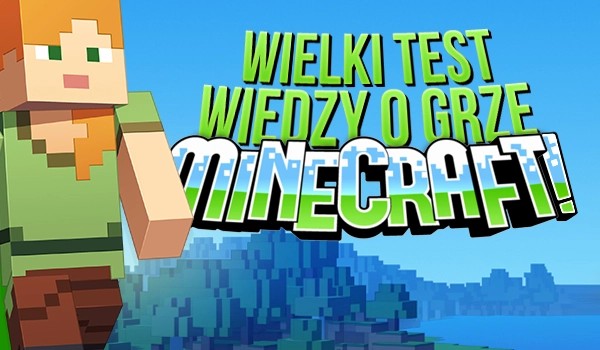 WIELKI TEST O MINECRAFT