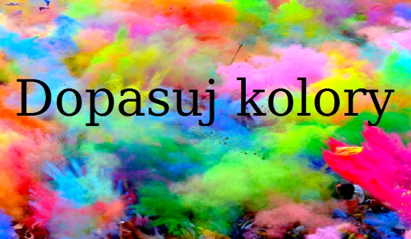 Dopasuj kolory