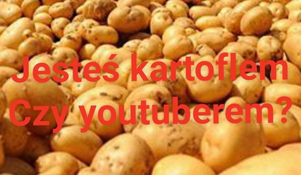 Czy nadajesz się na youtubera czy na kartofla?