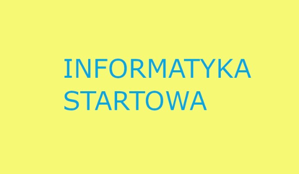 Quiz z informatyki // Startowa