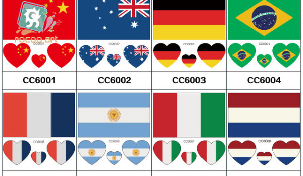 Czy rozpoznasz flagi krajów?