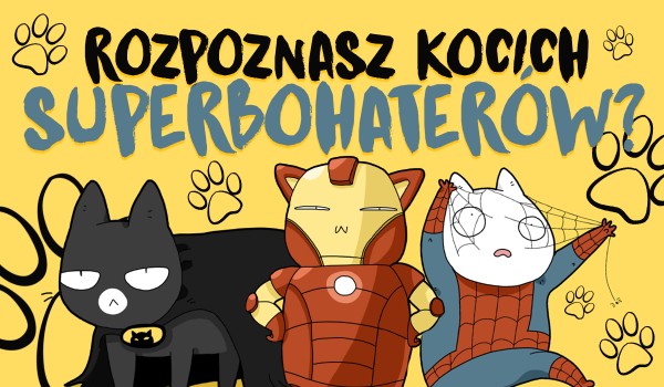 Rozpoznasz kocich superbohaterów?