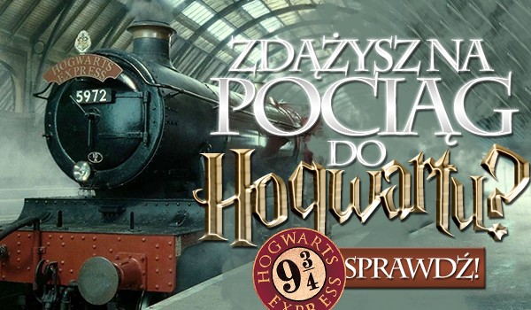 Czy zdążysz na pociąg do Hogwartu?