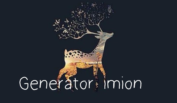 Generator imion