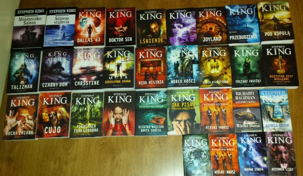 Jak dobrze znasz  kilka książek  Stephena kinga?
