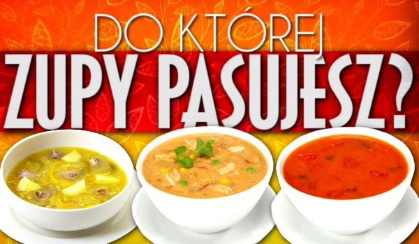 Do której zupy pasujesz?