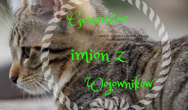 Generator imion z wojowników#2