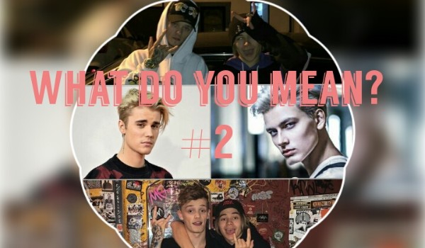 What do you mean? #2