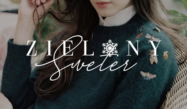 Zielony sweter