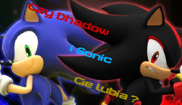 Czy Sonic i Shadow cię lubią?