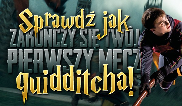 Jak zakończy się Twój pierwszy mecz Quidditcha?