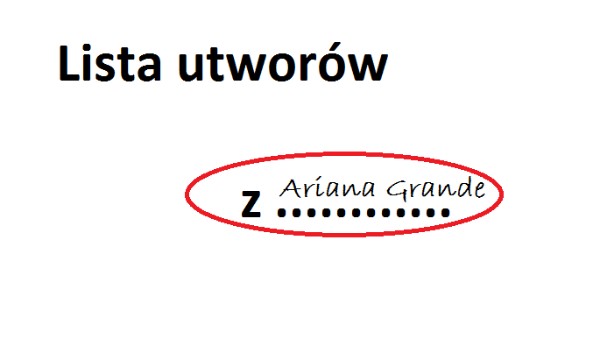 Lista utworów z Arianą Grande -informacje kiedy będzie?