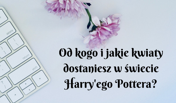 Od kogo i jakie kwiaty dostaniesz w świecie Harry’ego Pottera?