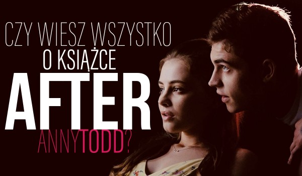 Czy wiesz wszystko o książce „After” Anny Todd?