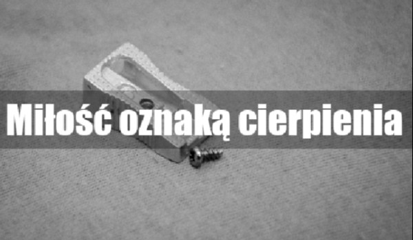 Miłość oznaką cierpienia ~ początek czy koniec?