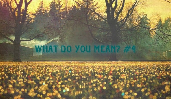 What do you mean? #4