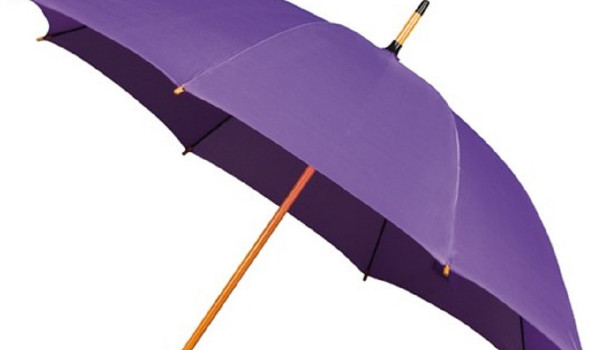 Purpurowy parasol