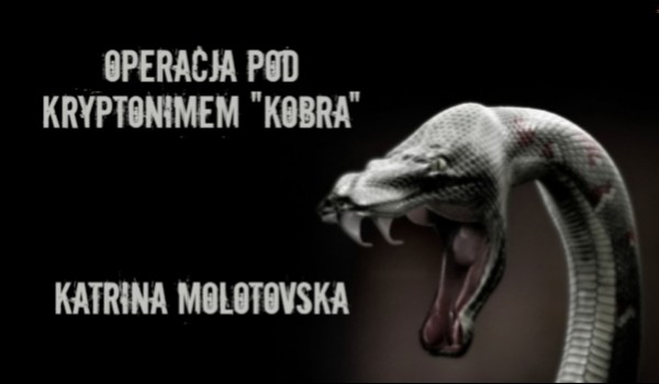Operacja pod kryptonimem „Kobra” – Katrina Molotovska #PROLOG
