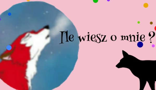 Ile wiesz o mnie ?