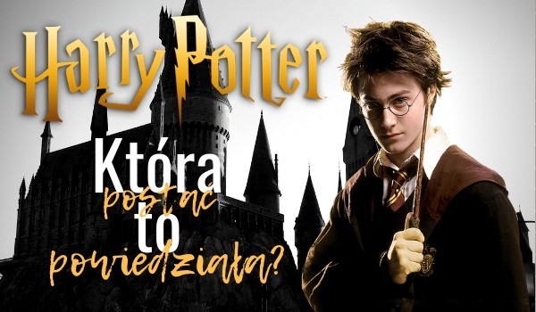 Harry Potter – Która postać to powiedziała?