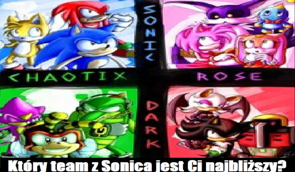 Który team z Sonica jest Tobie najbliższy?
