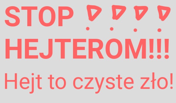 Stop HEJTEROM!!!