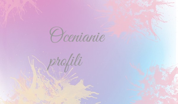 Ocenianie profili 14