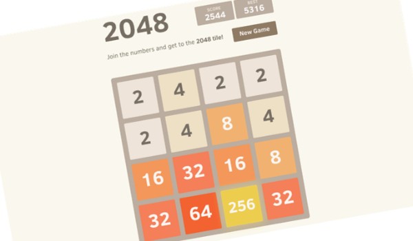 Jaką liczbą byłbyś w grze 2048?