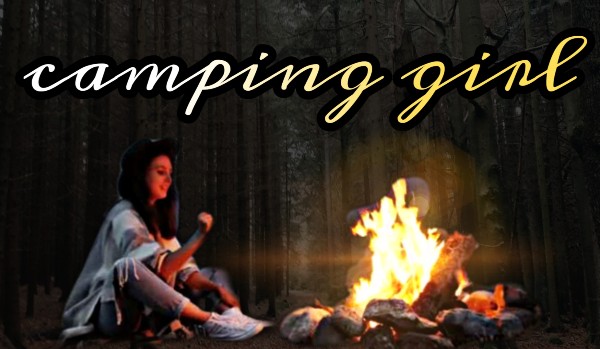Camping girl