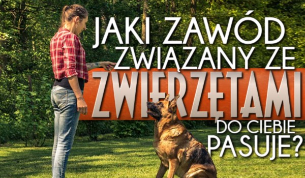 Jaki zawód związany ze zwierzętami do Ciebie pasuje?