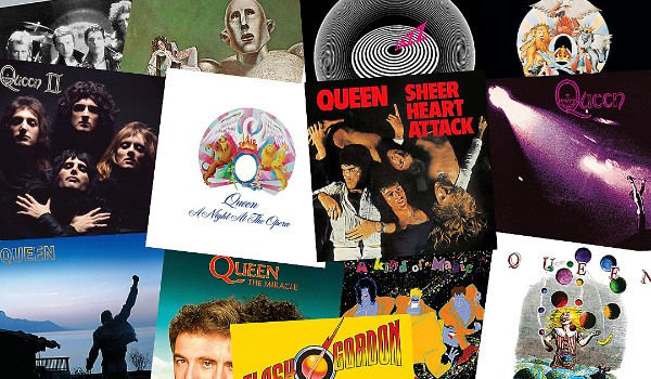 Czy ułożysz w kolejności chronologicznej albumy zespołu Queen?