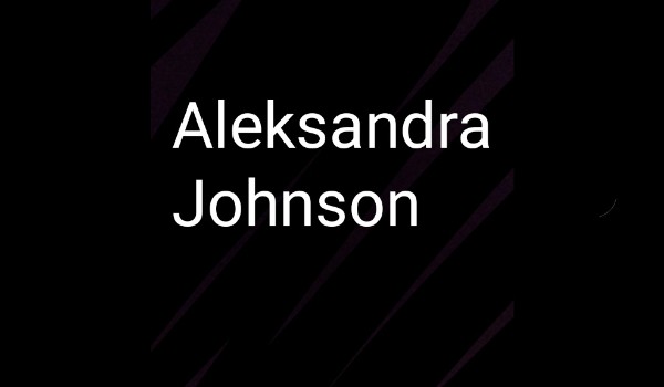 Legenda o Aleksandrze Johnson.