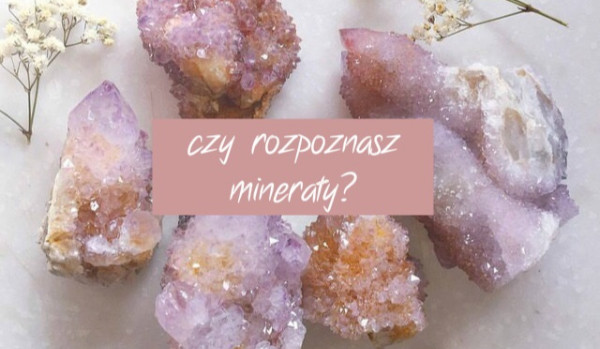 Czy rozpoznasz rodzaje minerałów?