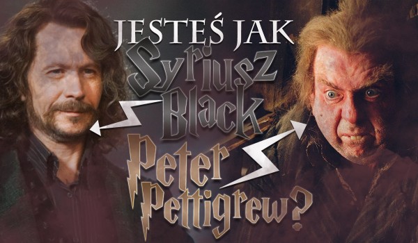 Przypominasz bardziej Syriusza Blacka czy Petera Pettigrew?