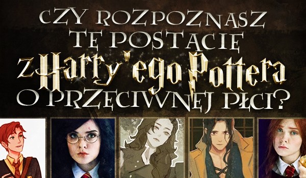 Czy rozpoznasz te postacie z „Harry’ego Pottera” o przeciwnej płci?