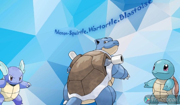 Pokemon-squirtle,wartortle,blastoise