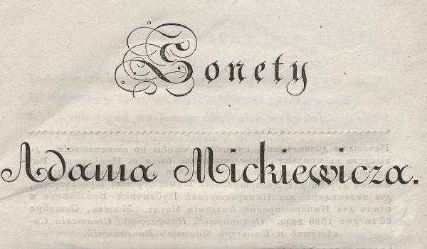 ,,Sonety Krymskie”