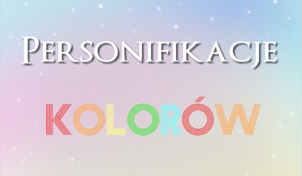 Personifikacje kolorów — Niebieski
