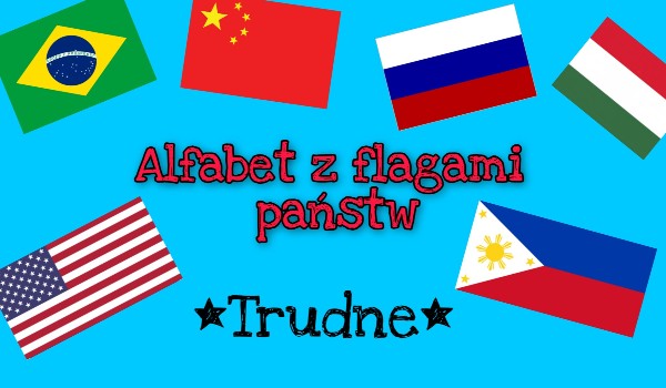 Alfabet z flagami państw