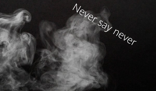Never say never #1