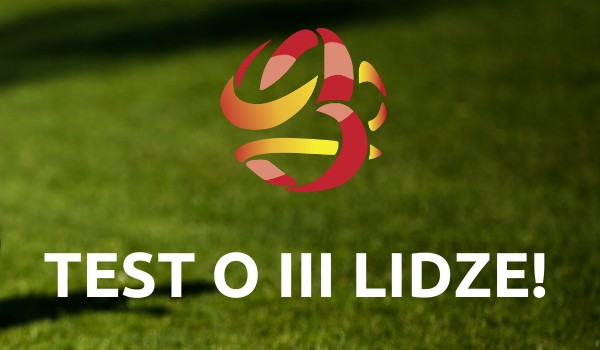 TEST O III LIDZE CZ. I