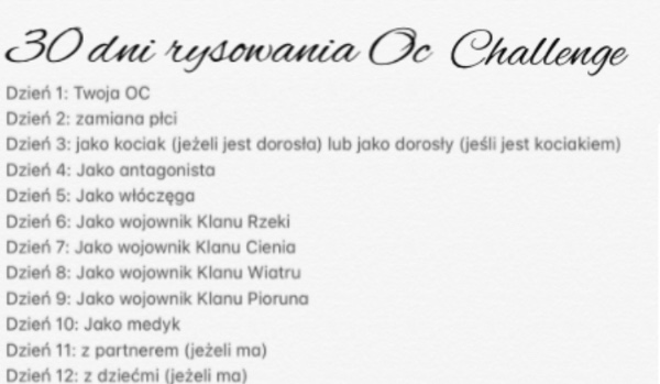 30 Dni rysowania OC Challenge #3